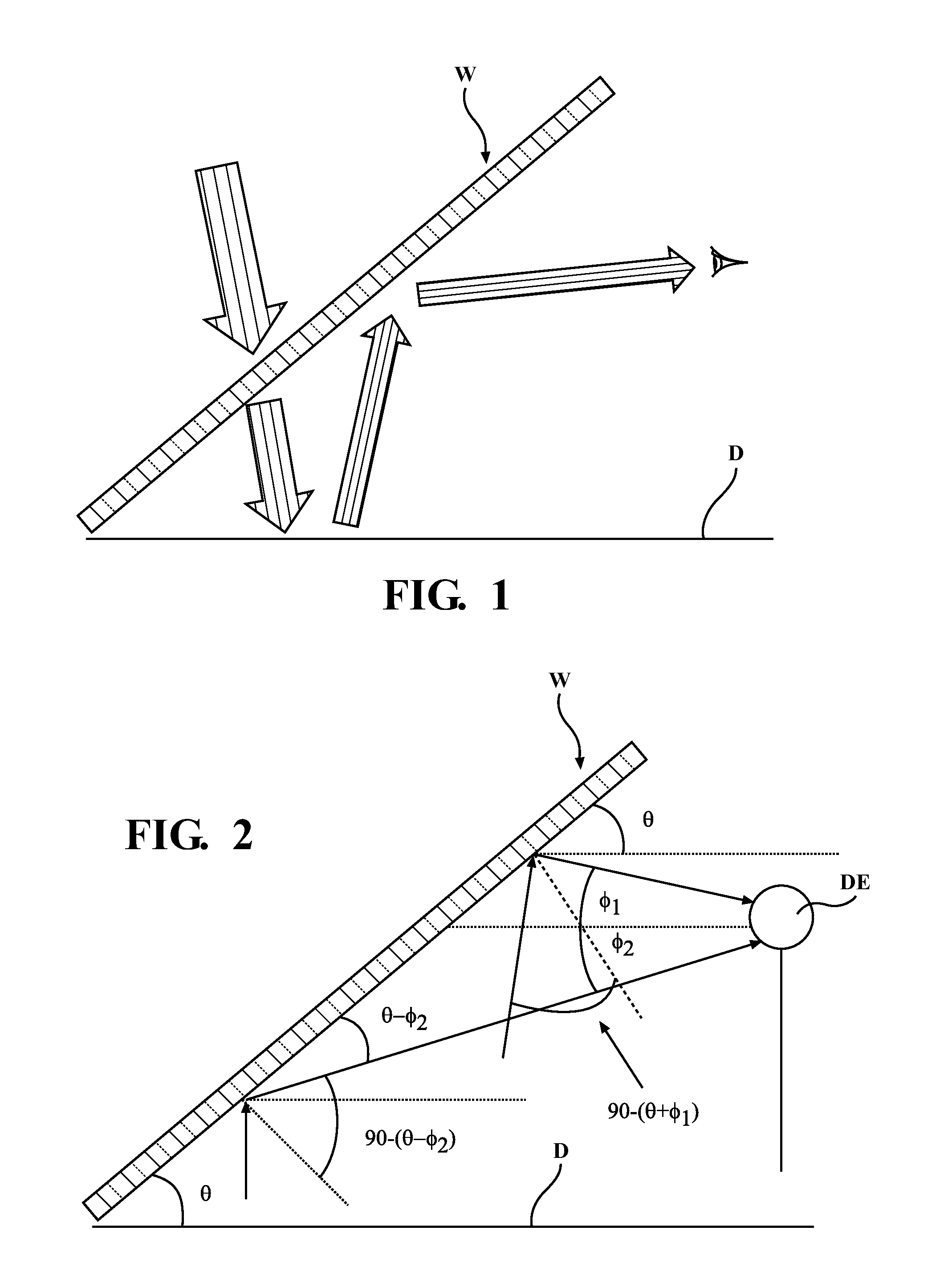 Panel with reduced glare