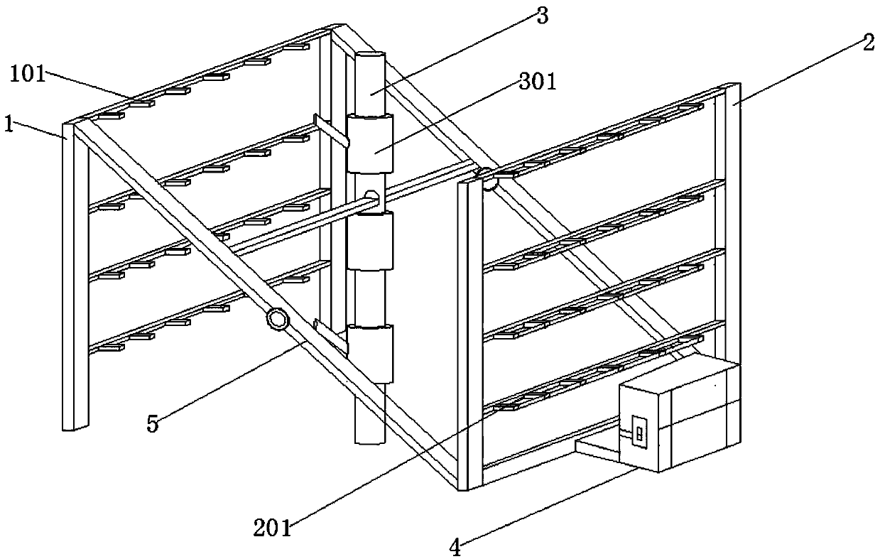 Glass-fiber warping machine creel