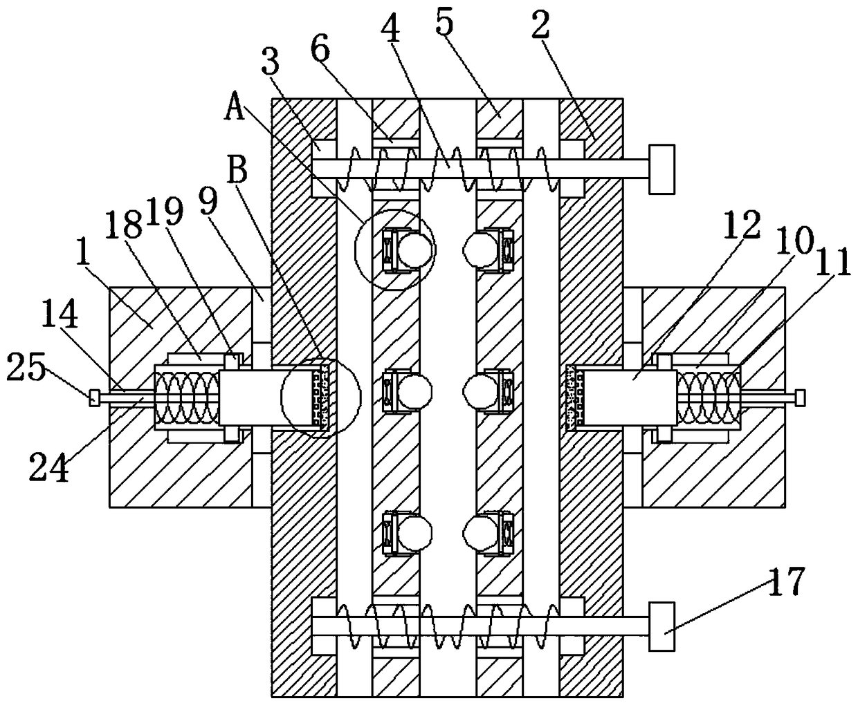 Device for preventing steel wire rope of tower crane trolley from separating from slot