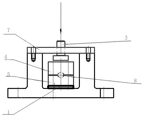 Self-locking nut anchoring force opening shrinking method and device