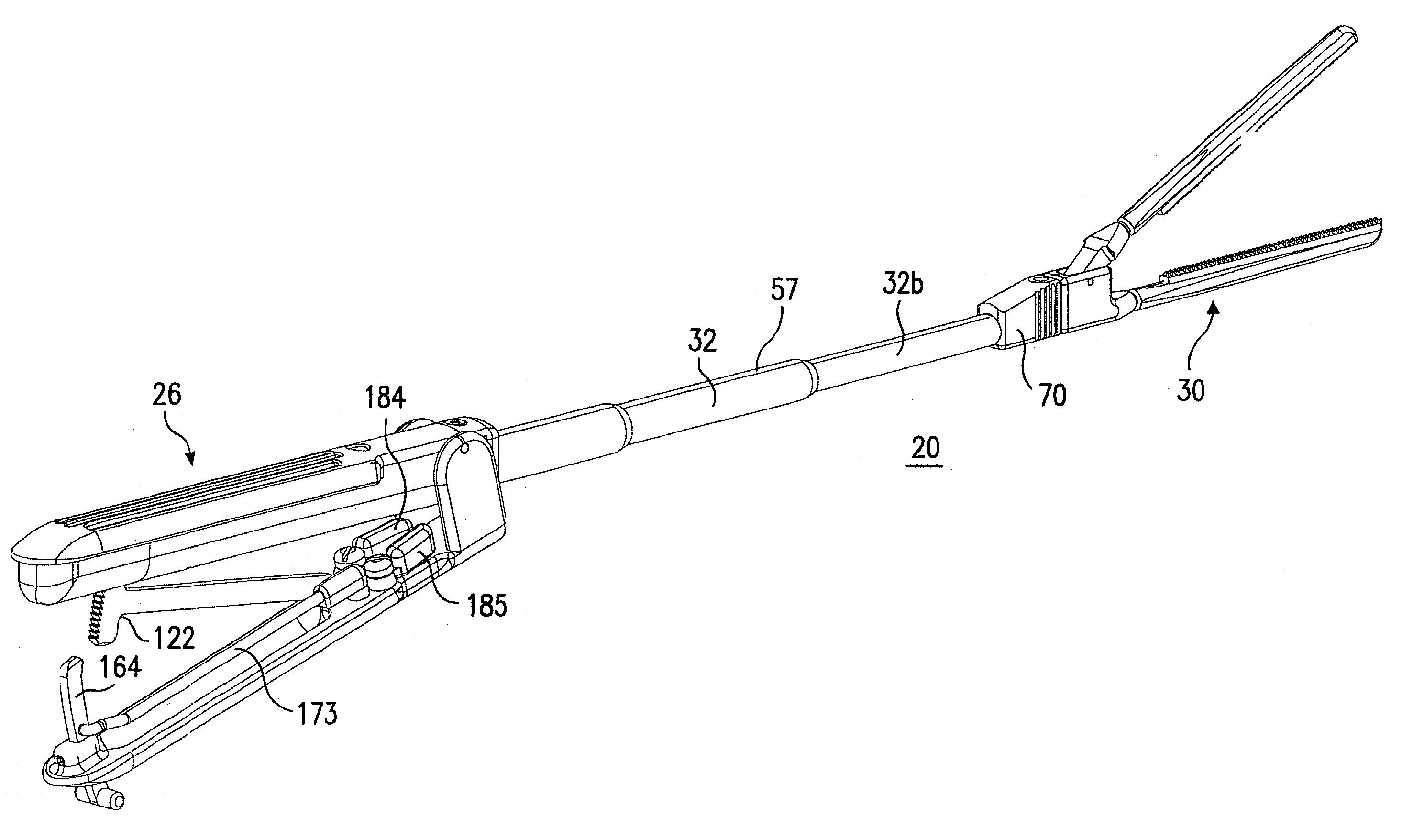 Clamp having bendable shaft