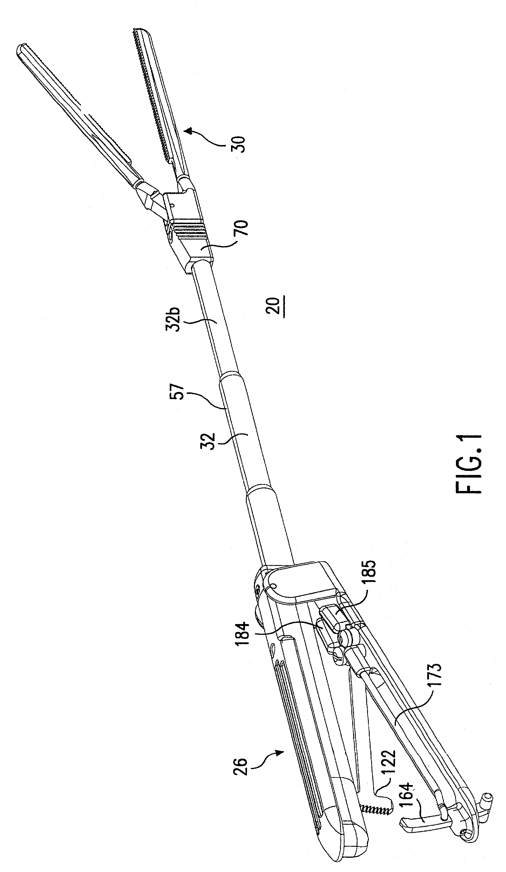 Clamp having bendable shaft