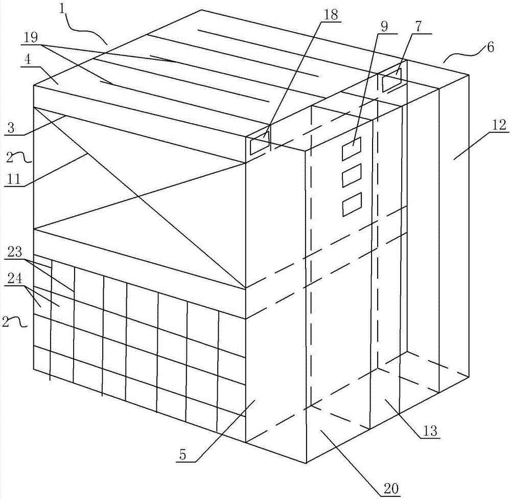 Heat dissipation air duct system special for construction