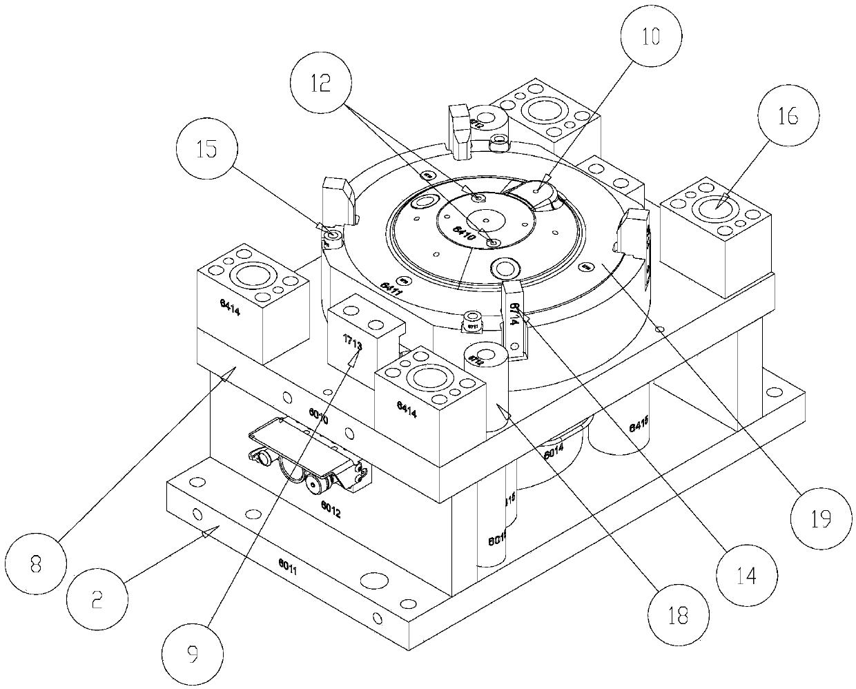 Machining method of vacuum booster shell of magnesium-aluminum alloy and punching mold for drawing molding