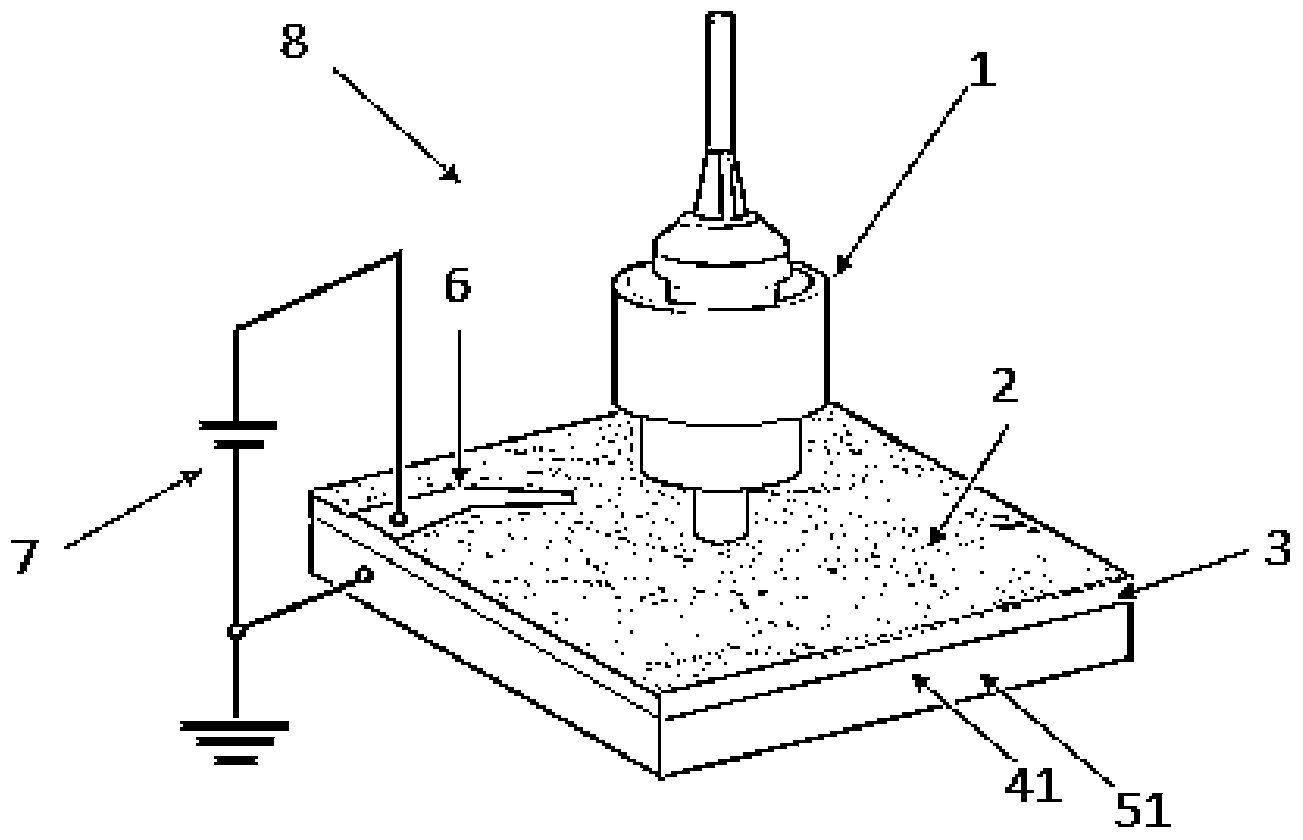 Two-dimensional stratified material saturable absorber device and manufacturing method thereof