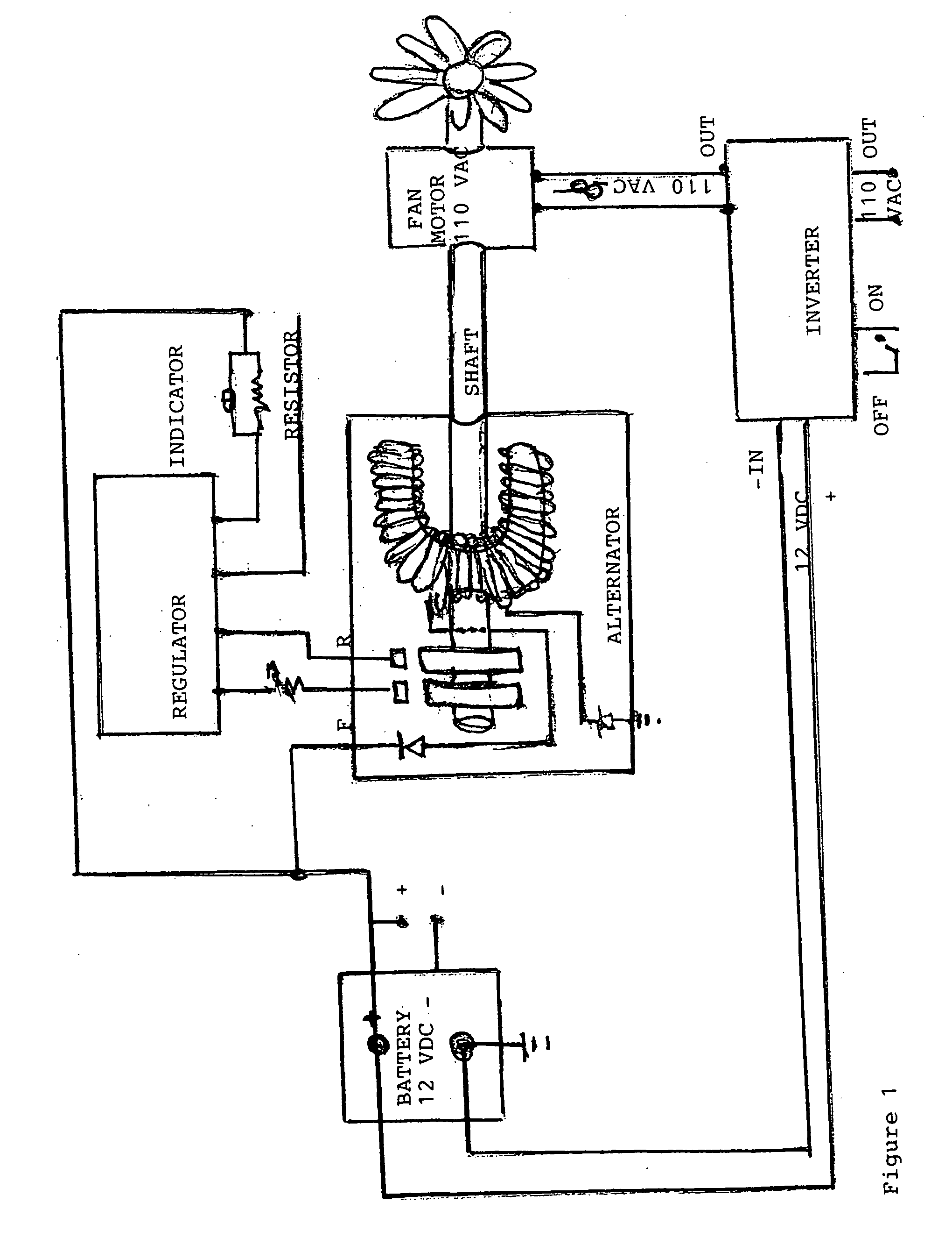 Method for recharging a battery at the same time it is being used as a power source