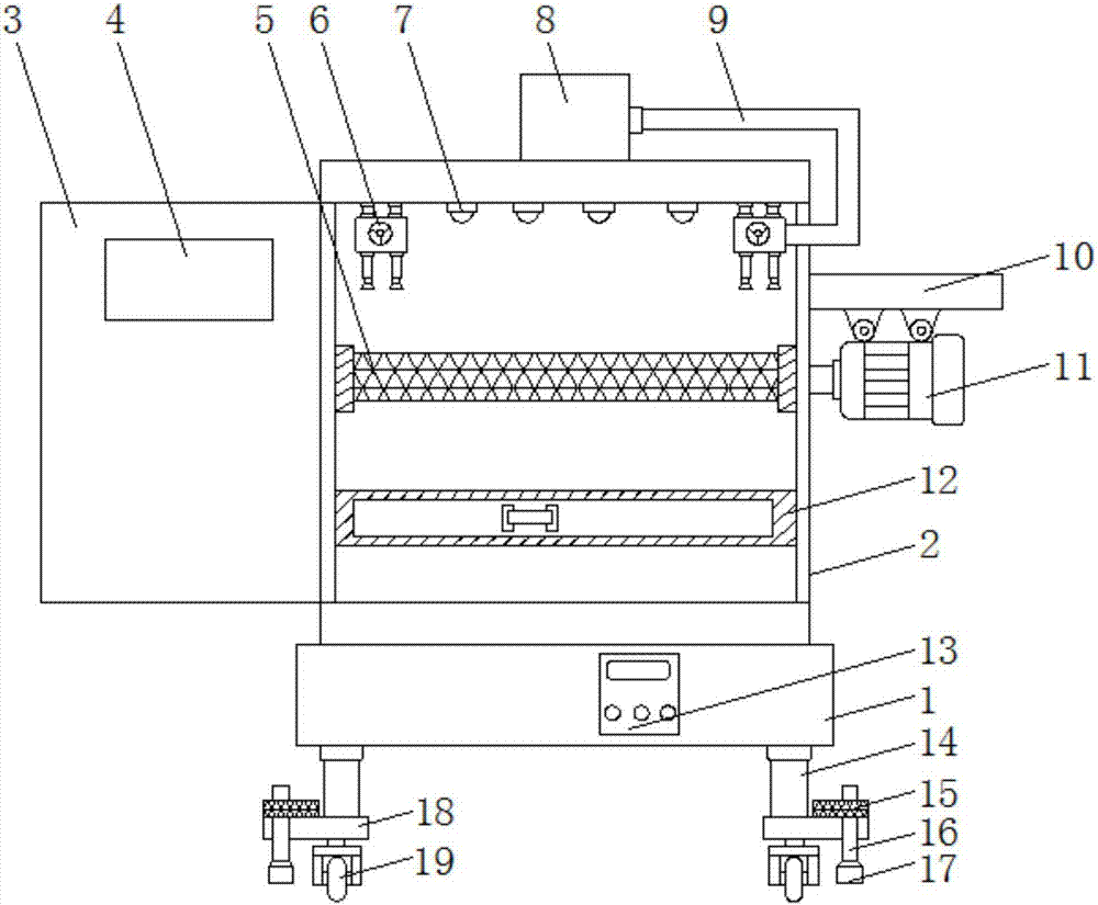 Efficient peanut drying machine