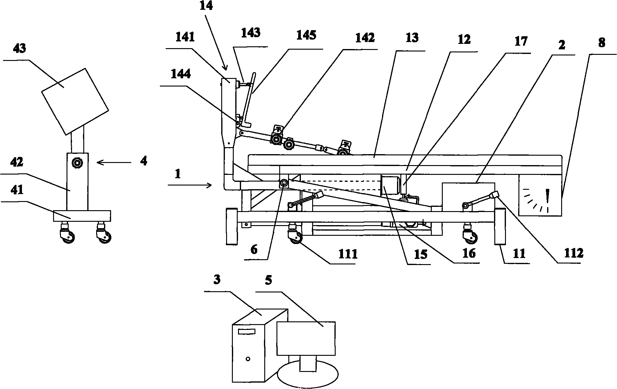 Visual feedback type dynamic balance assessment and training system