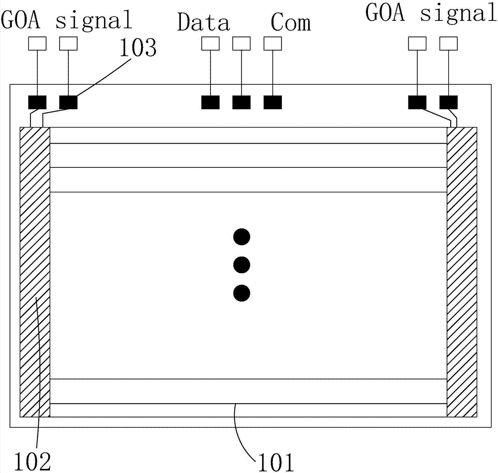 TFT substrate, test method thereof and method for eliminating shutdown residual image