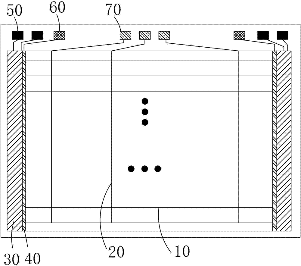 TFT substrate, test method thereof and method for eliminating shutdown residual image