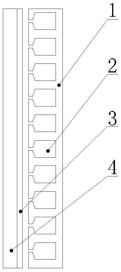 Composite magnetic pole type axial-flux permanent magnet synchronous motor