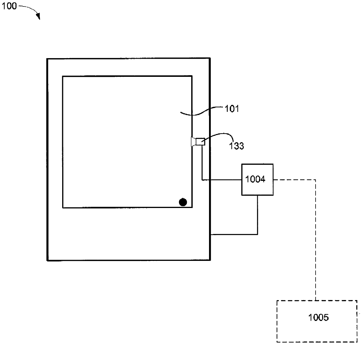 Large area interactive display