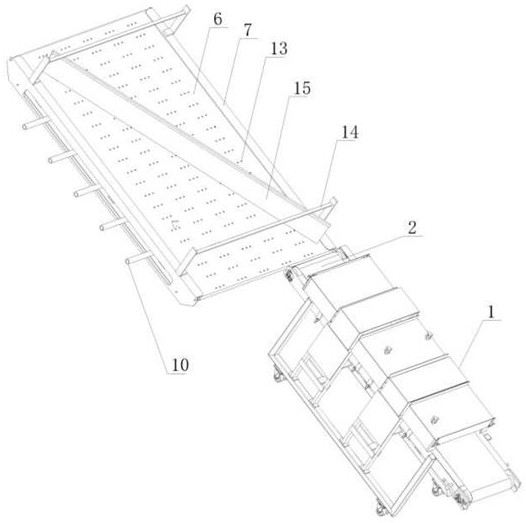 Full-automatic conveying line for shaping and processing chicken steaks