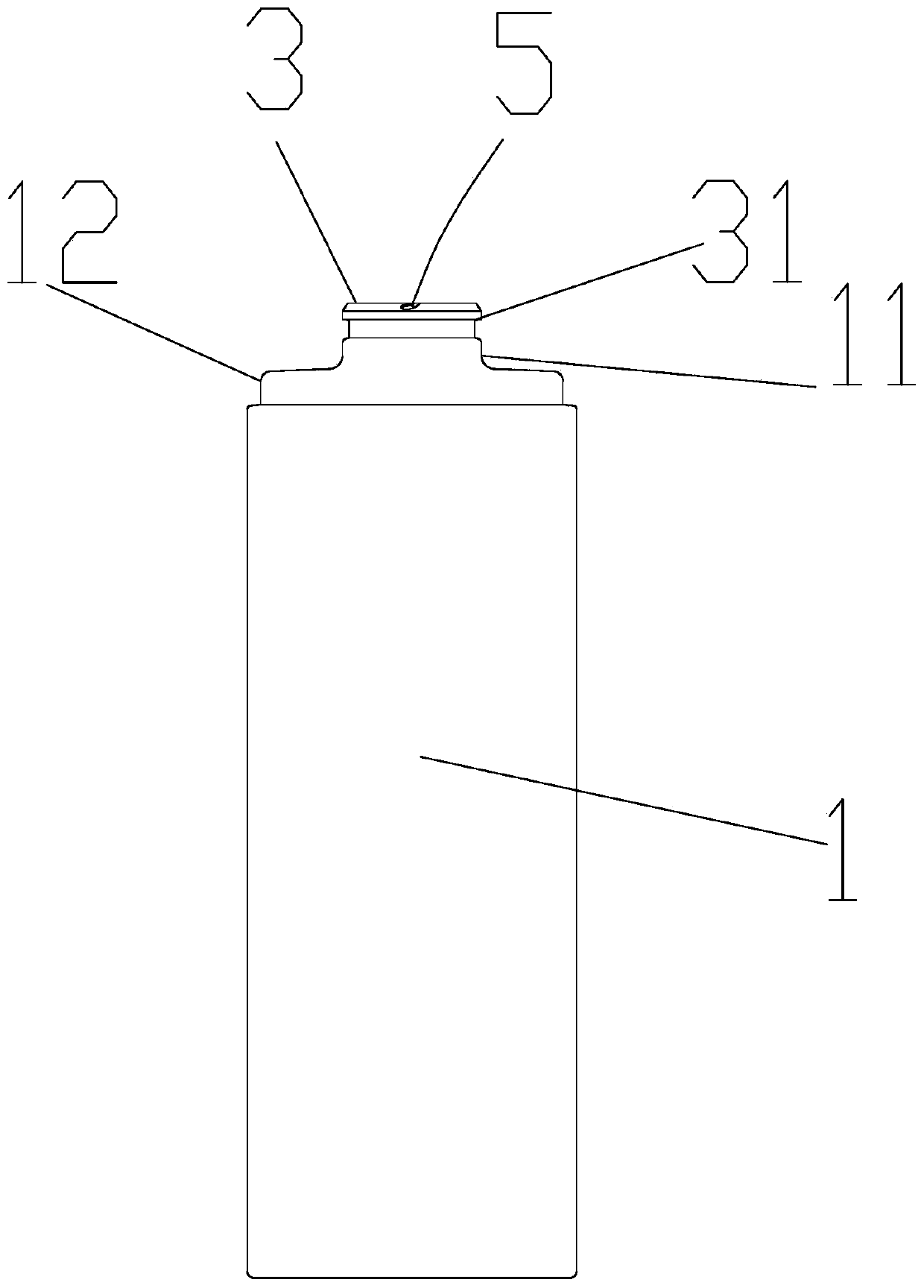 An anti-loosening bottle mouth structure