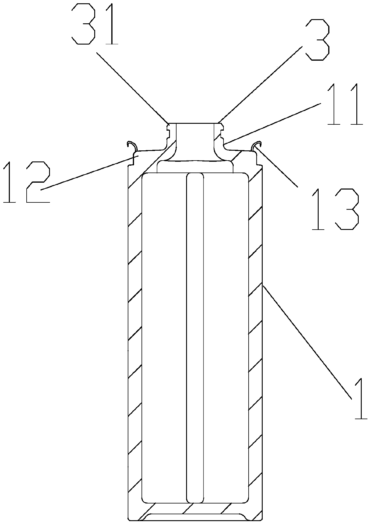 An anti-loosening bottle mouth structure