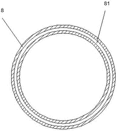 Cotton grabbing and feeding device for yarn