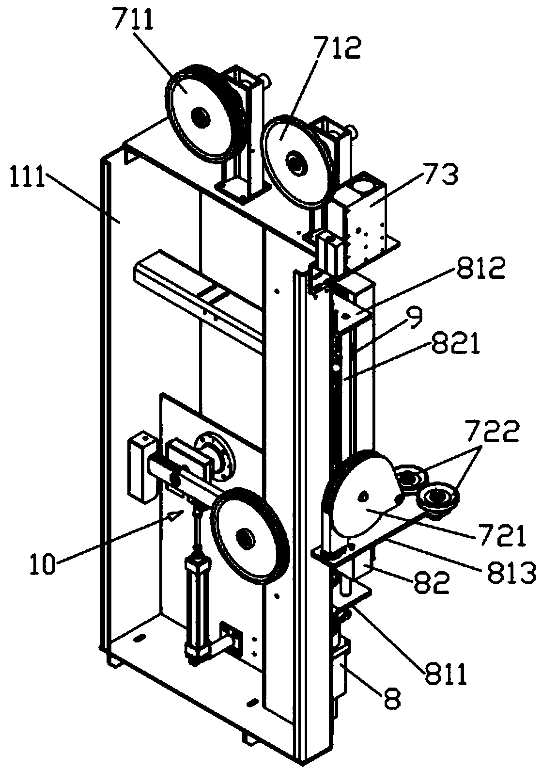 Oil-coating conductive wire support for enameled wires