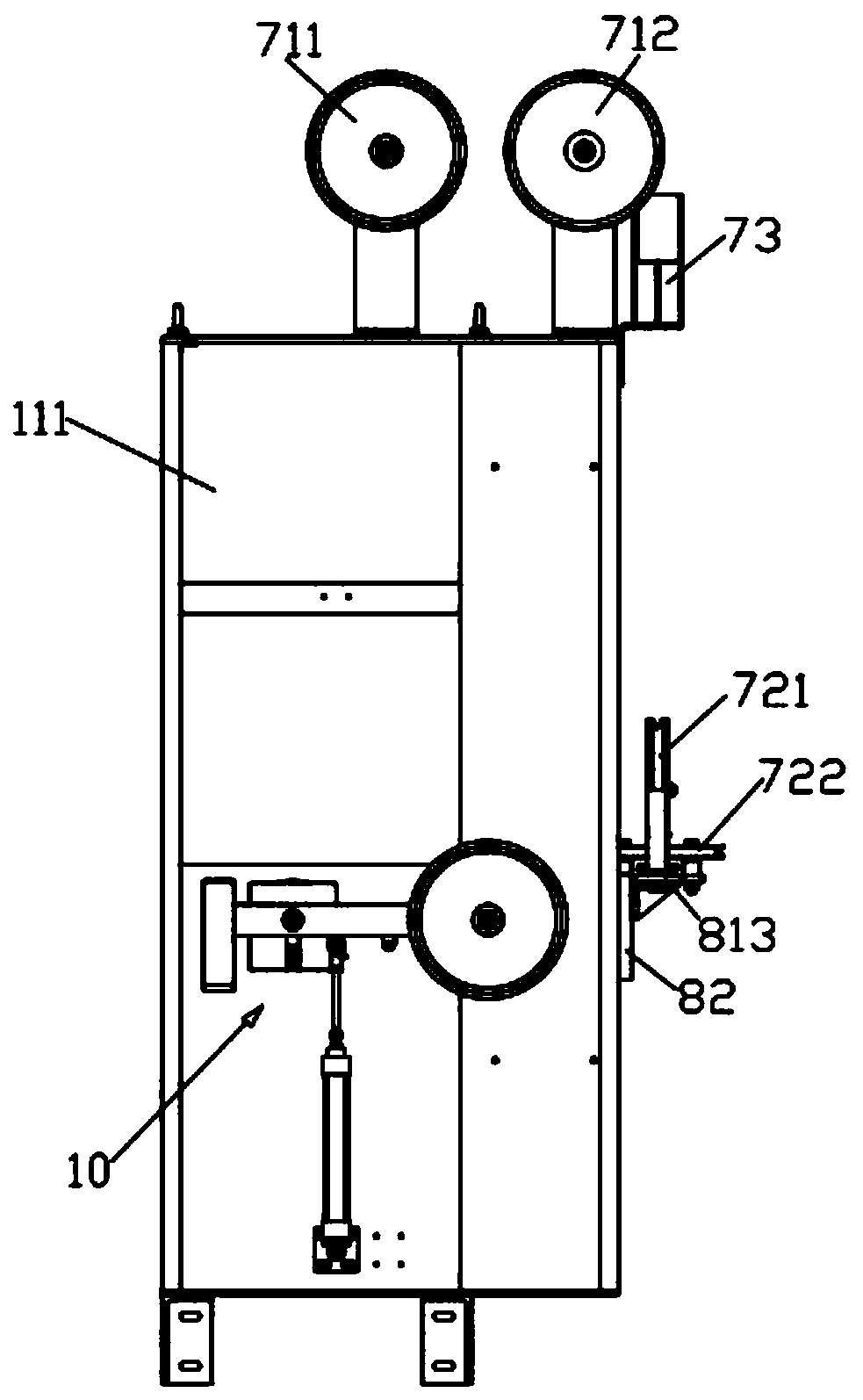 Oil-coating conductive wire support for enameled wires