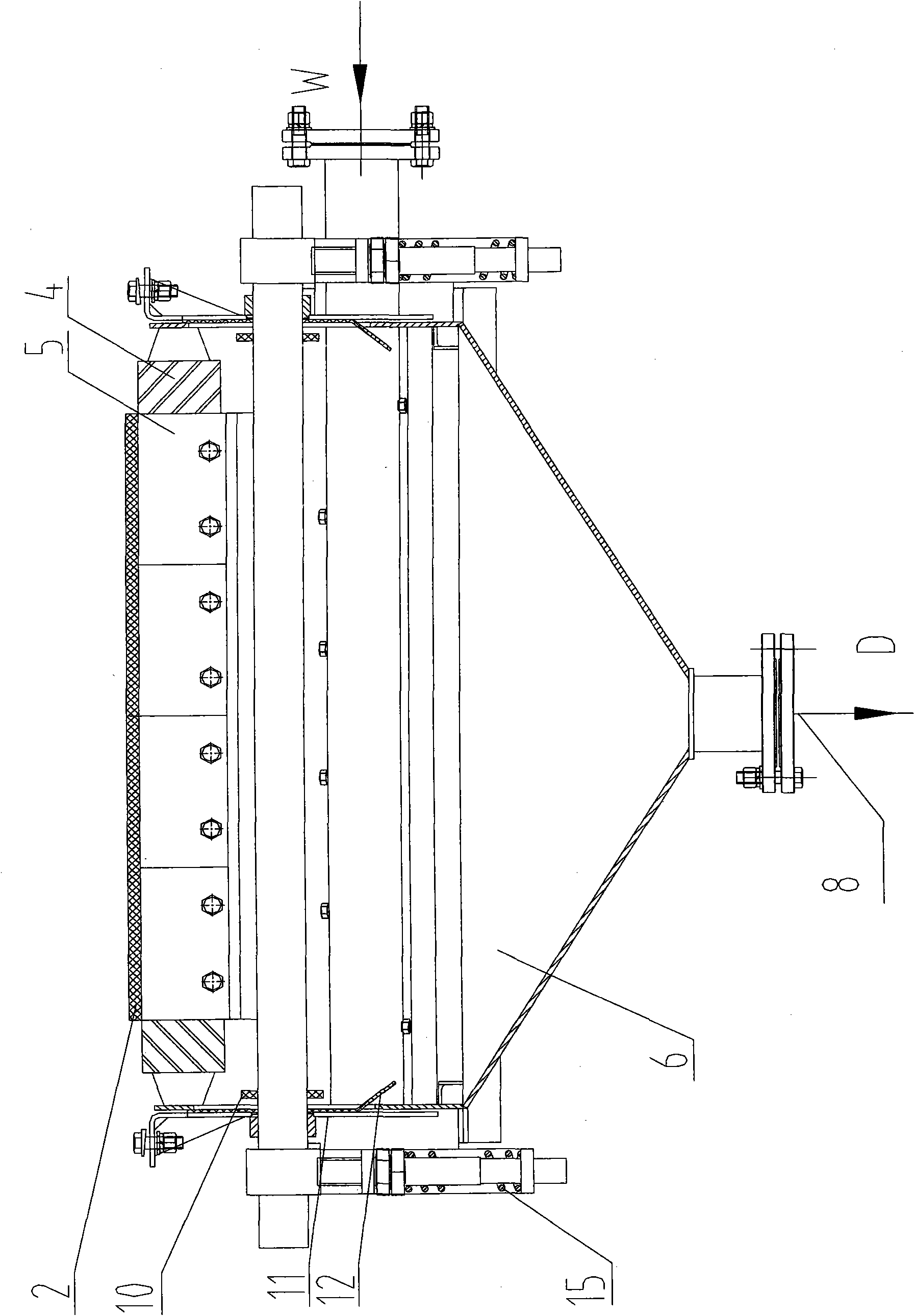 Conveyer belt water cleaning system of belt type conveyer