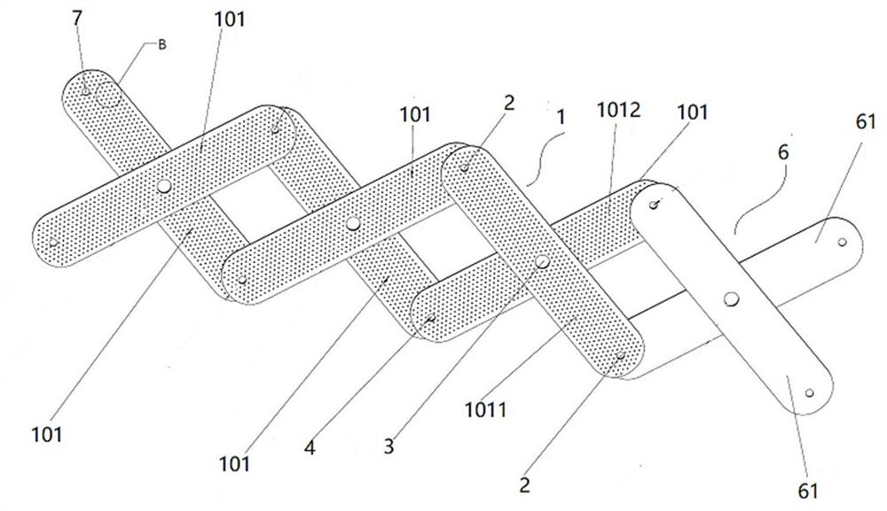 Telescopic electroporation ablation needle distributing device and electroporation ablation device