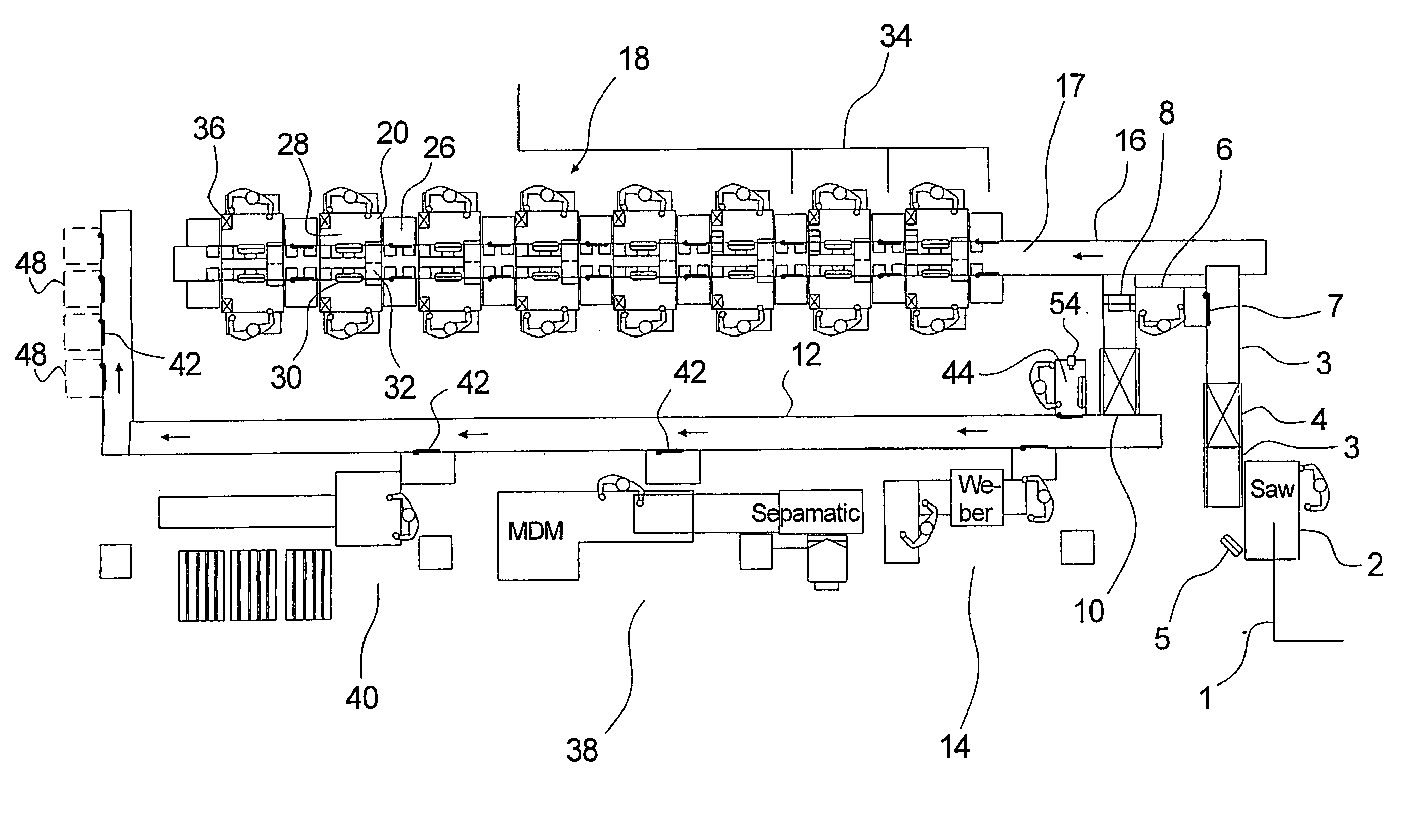 Method and system for monitoring the processing of items