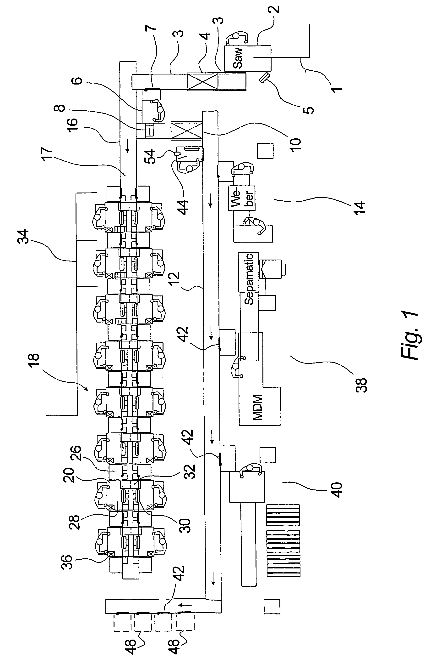 Method and system for monitoring the processing of items