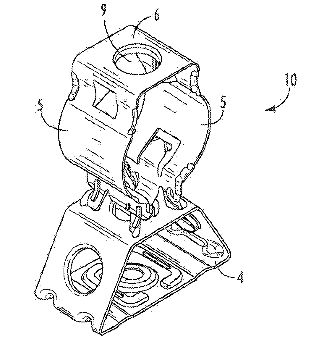 Hanger for mounting cables