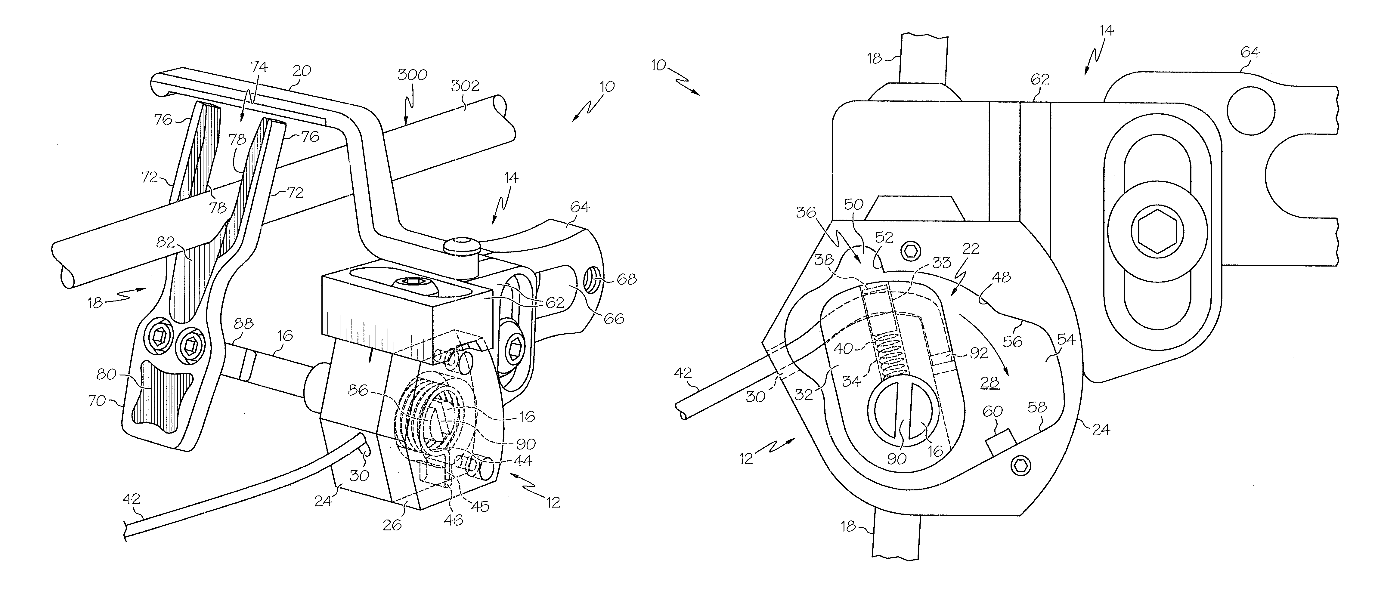 Fall away arrow rest system