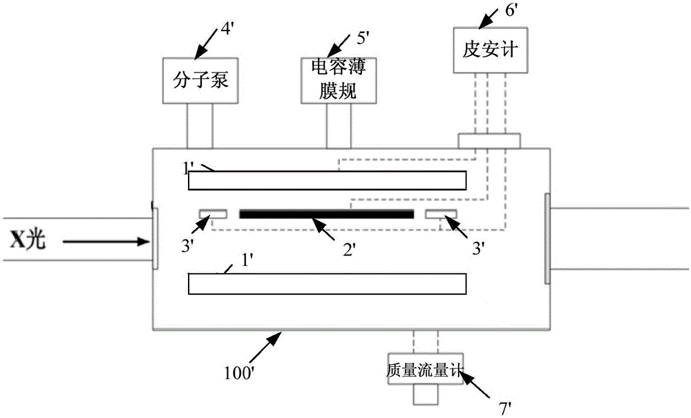 Ionization absorption spectrum detection device based on multi-channel electron multiplier