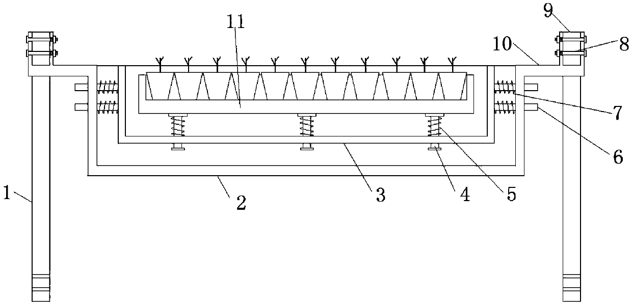 New crop variety cultured seedling conveying device