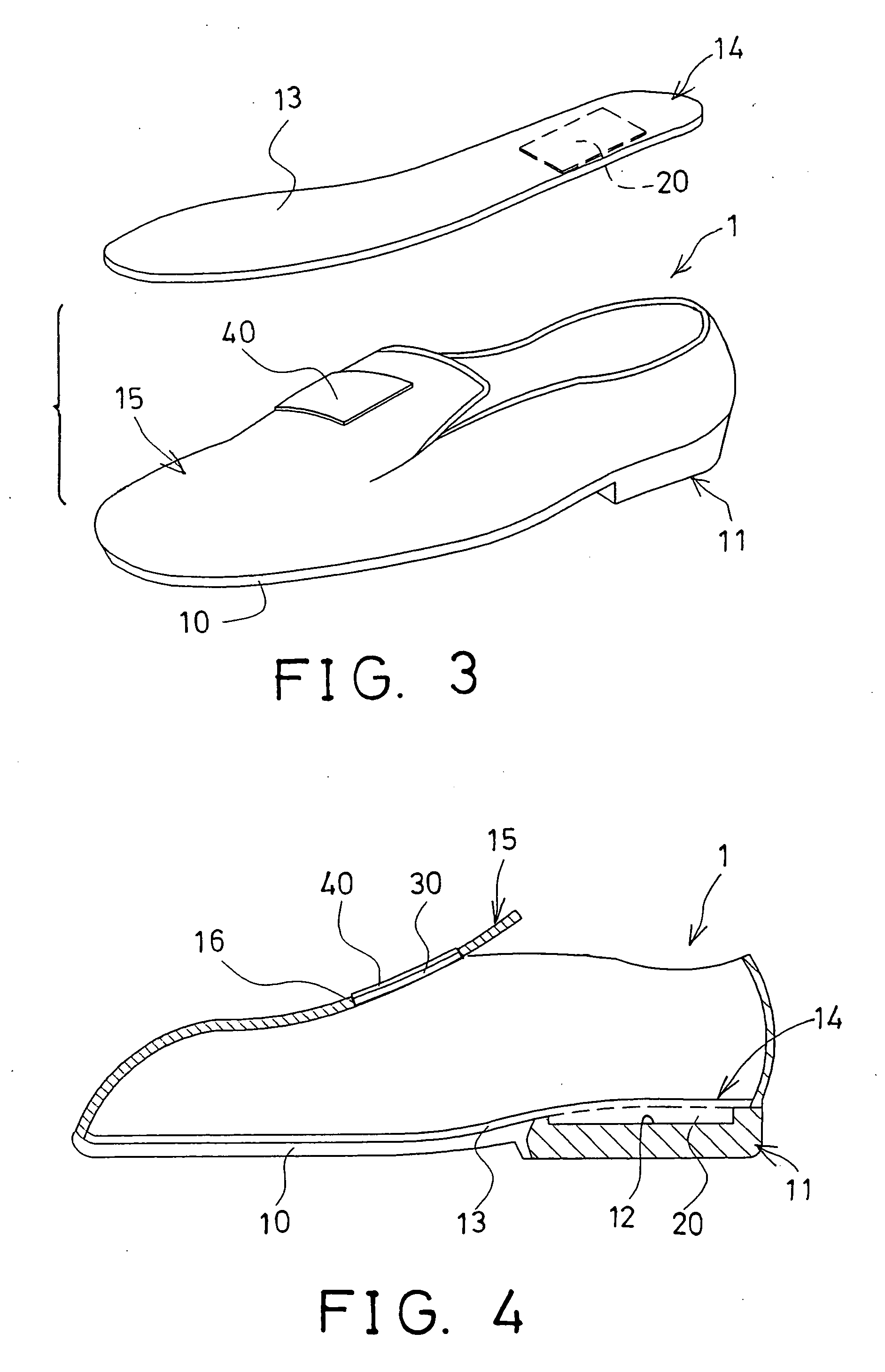 Shoe having physical measuring device