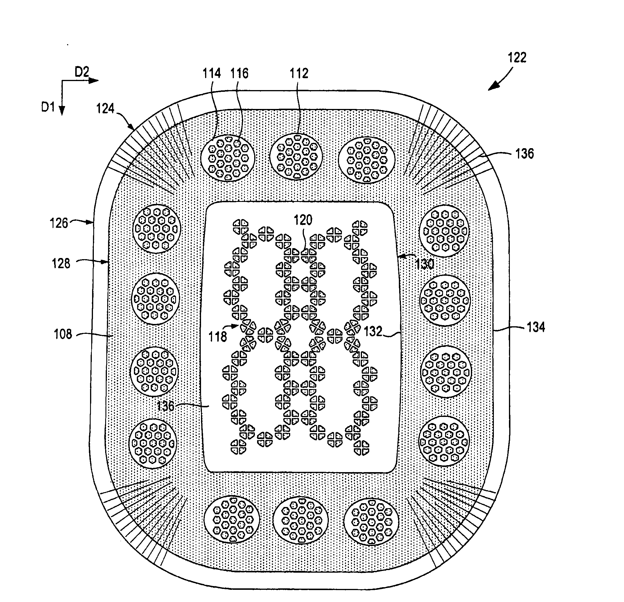 Even heating microwavable container