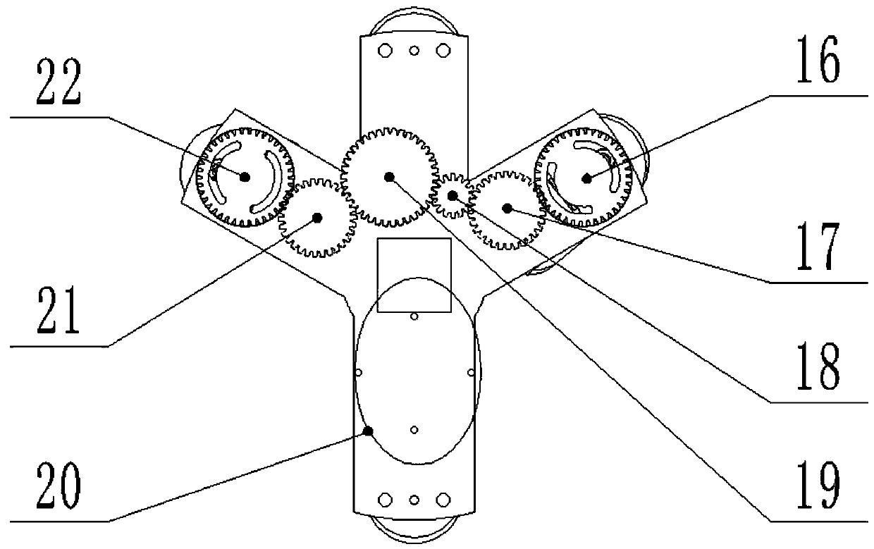 An underactuated flexible end effector for imitating bird claws of special-shaped melons and fruits