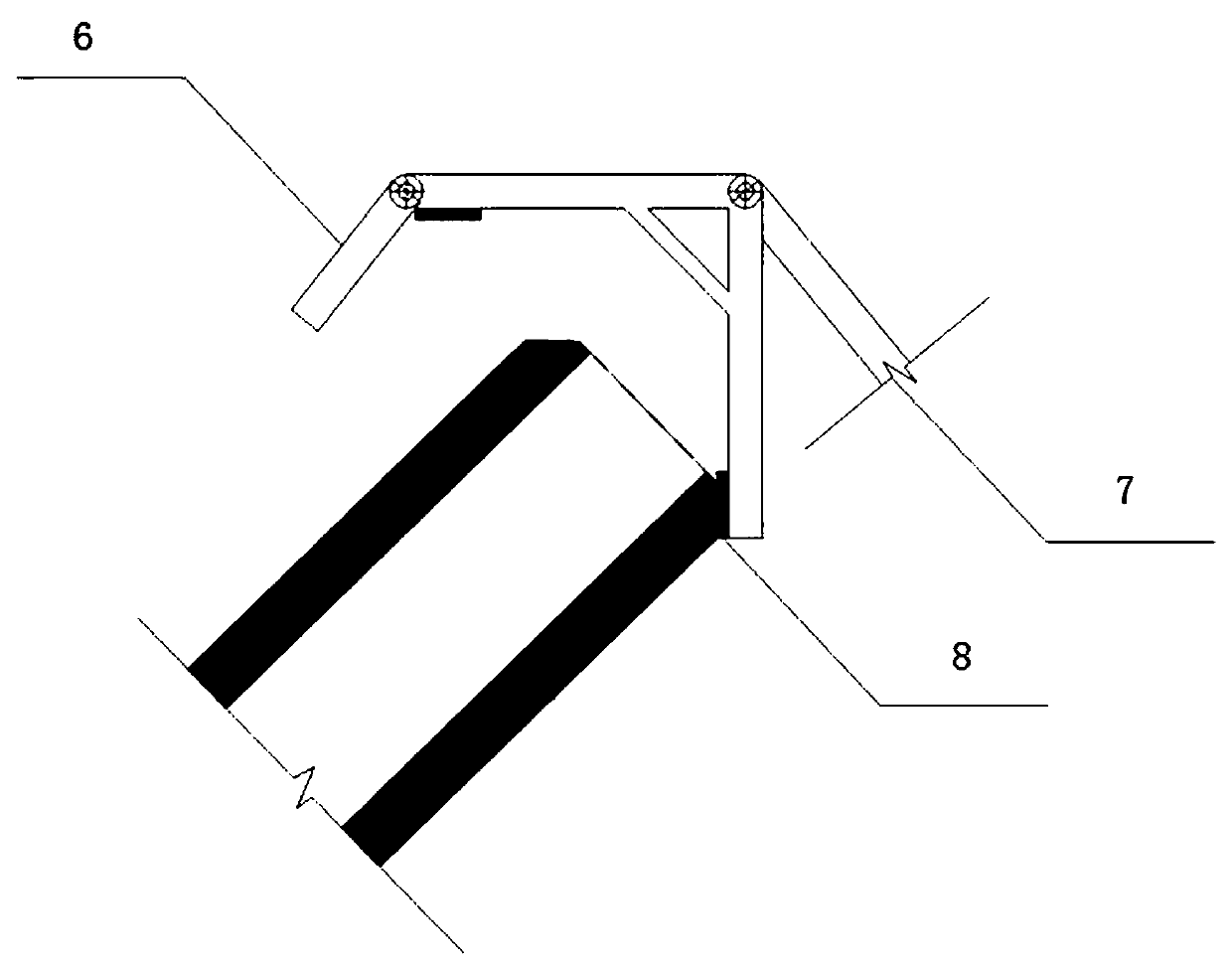 Passive solar room with vertical ventilation chimney in living room