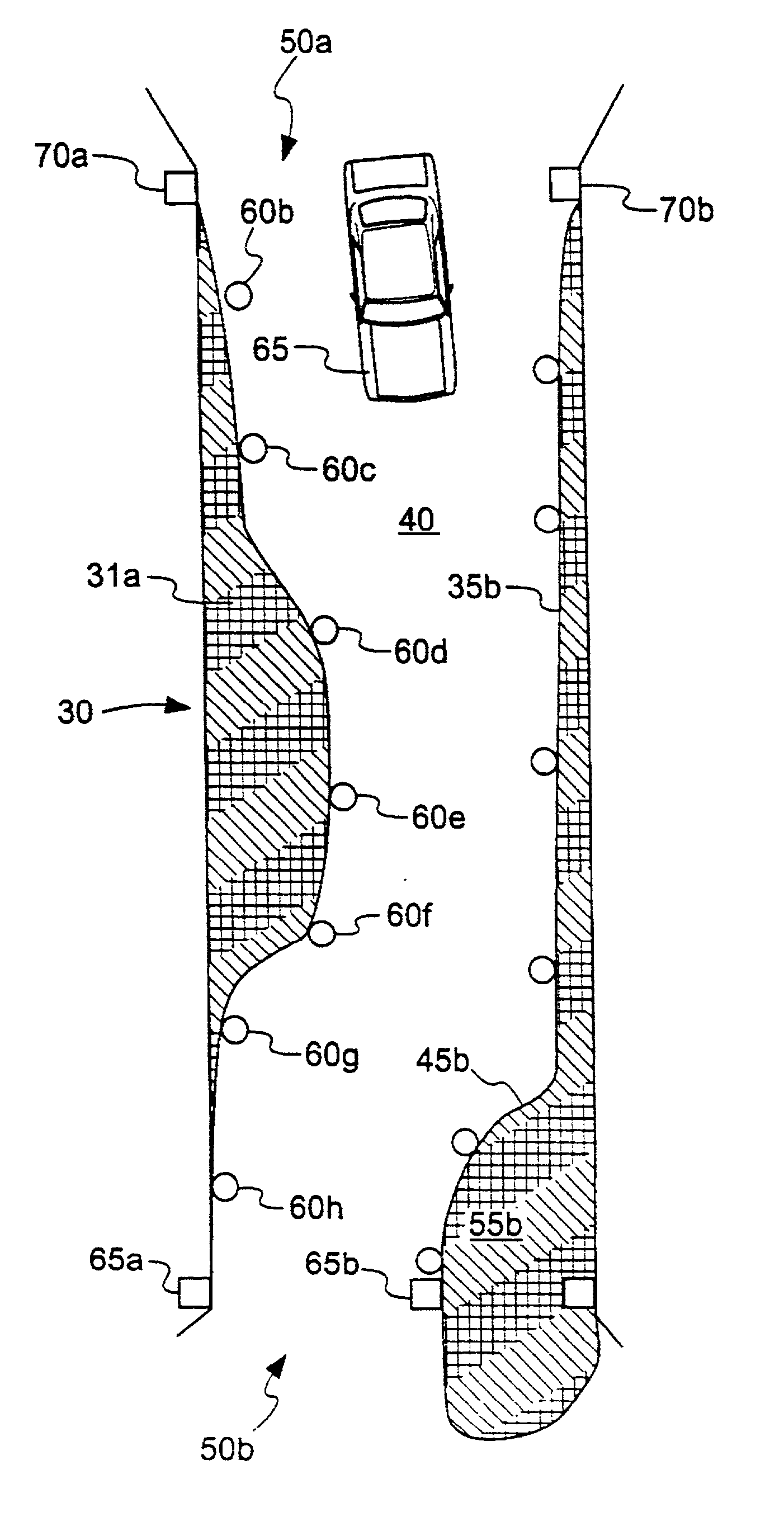 Amusement area devoted and structured for skilled maneuvering of a vehicle