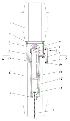 Well deviation measuring system for gas drilling