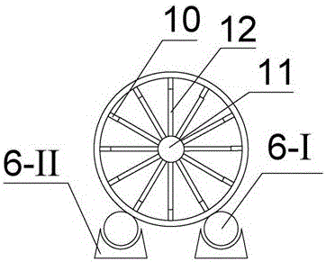 Municipal solid waste bag-breaking and fermentation integrated device and application