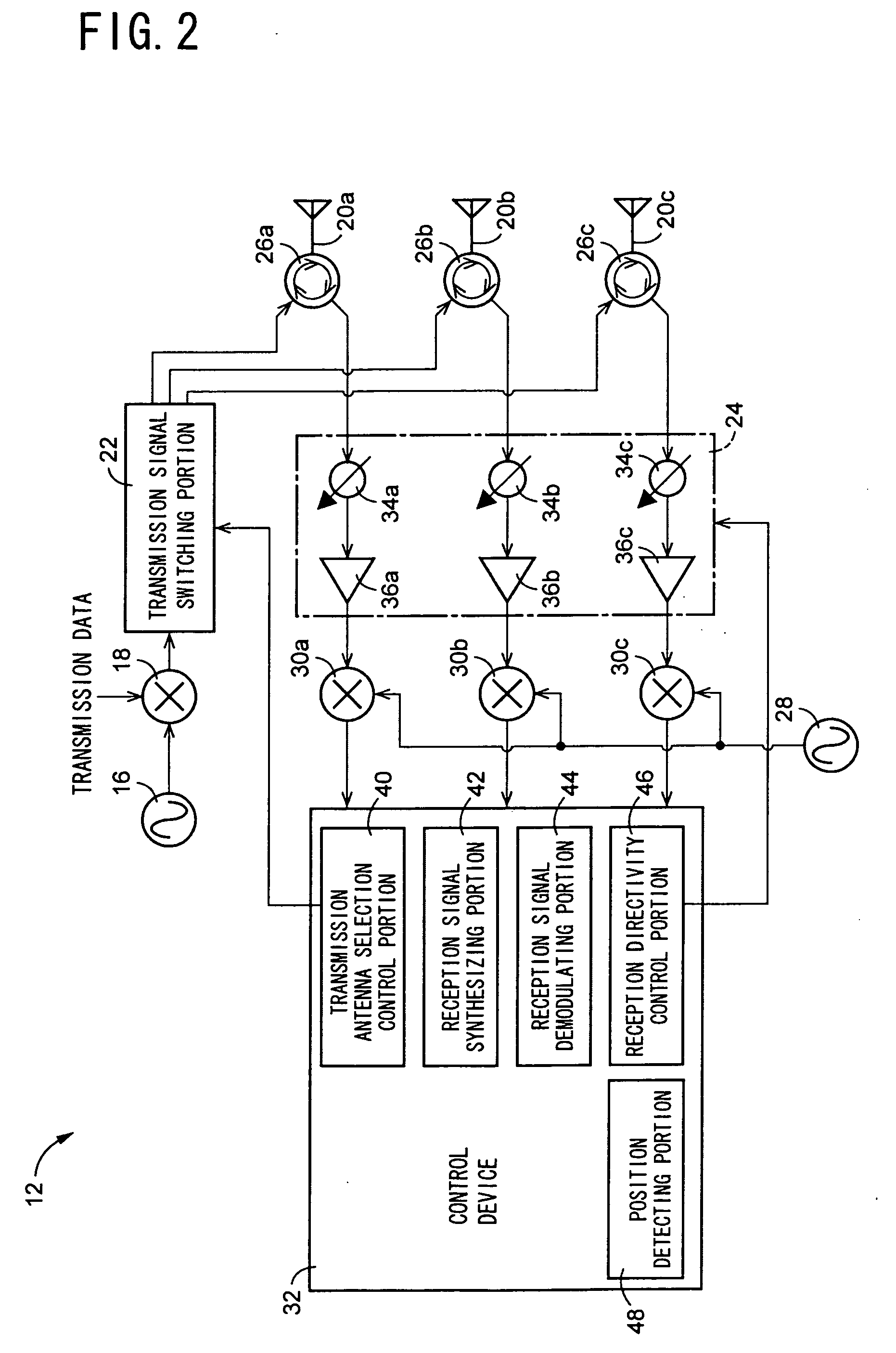 Radio tag communication apparatus