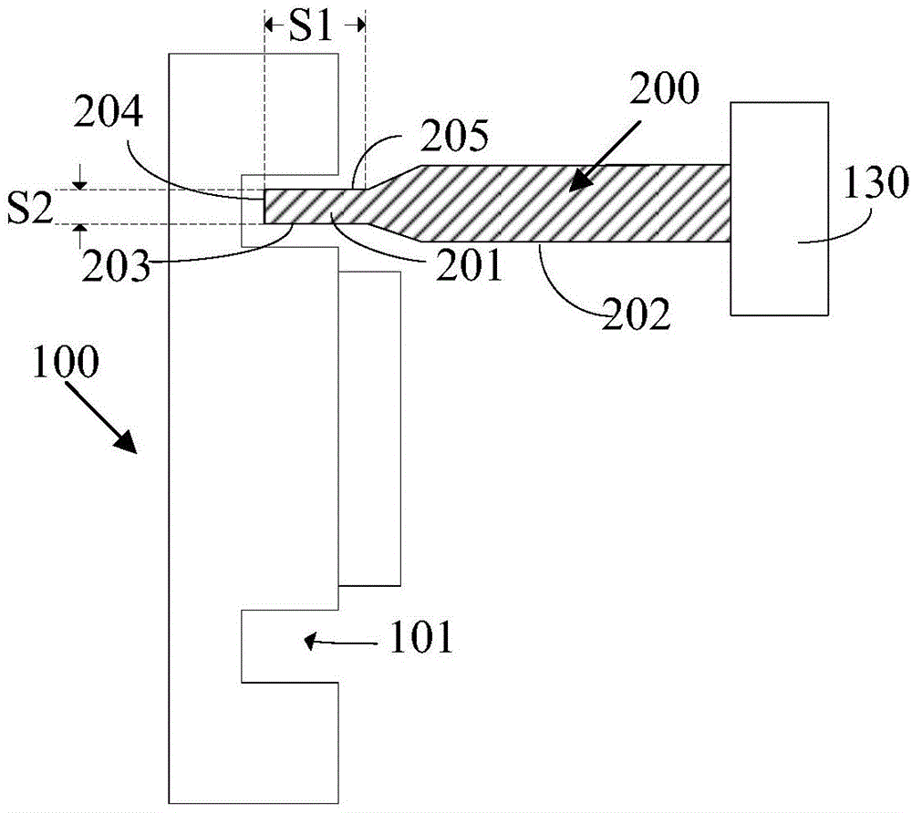 Target material component and preparation method thereof