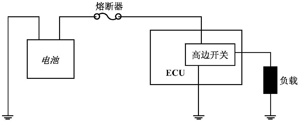 Power battery high voltage relay control circuit and fault diagnosis method