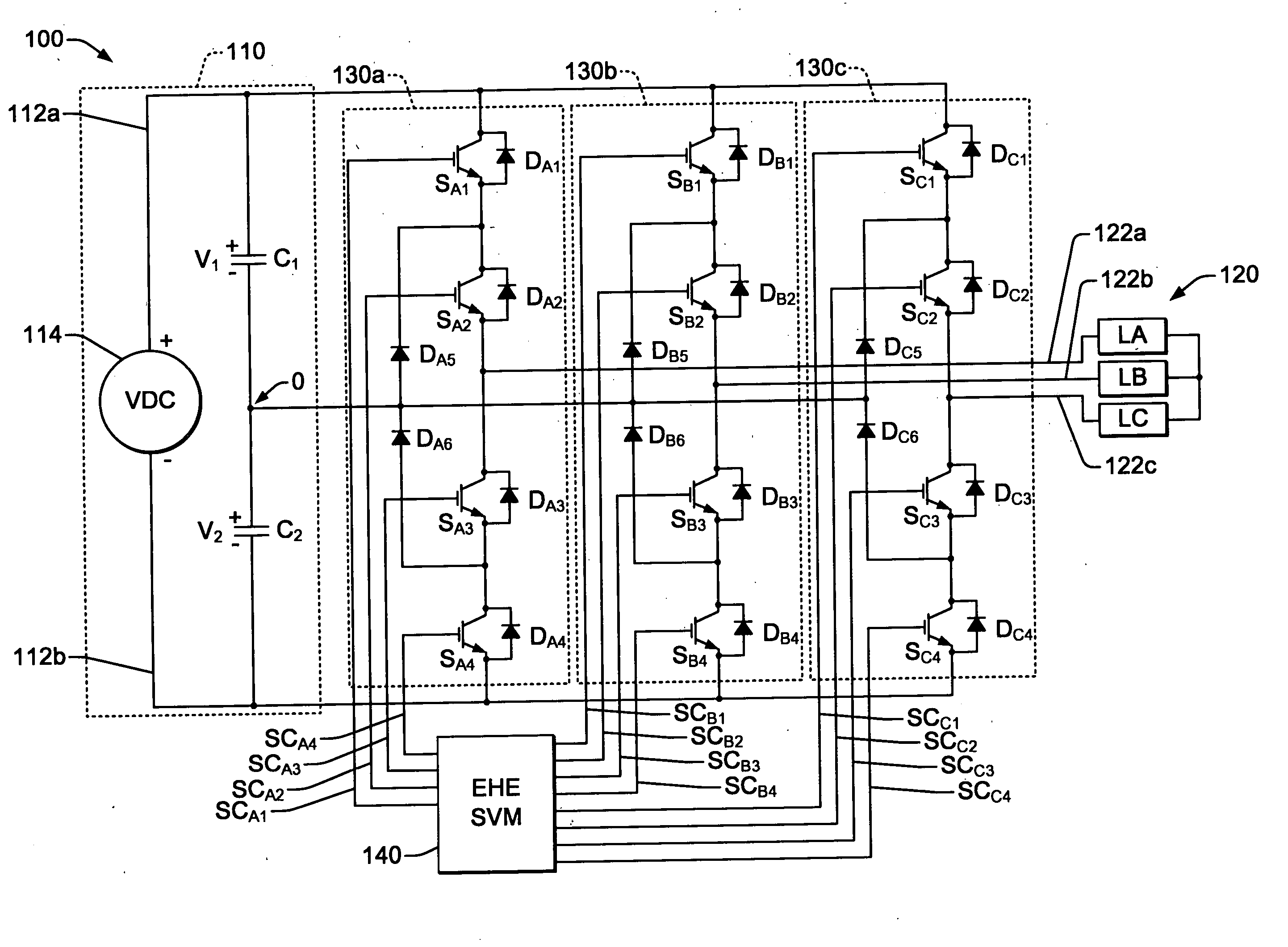 DC voltage balance control for three-level NPC power converters with even-order harmonic elimination scheme