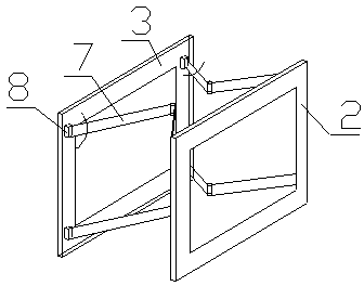 Contractible window protective guard reliable in safety