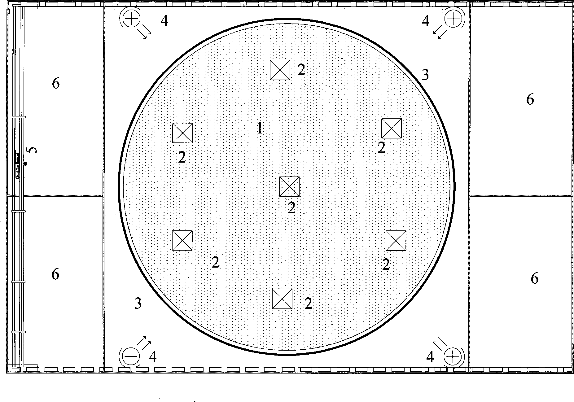 Light irradiation analog system for lunar surface morphology environment comprehensive simulation test field