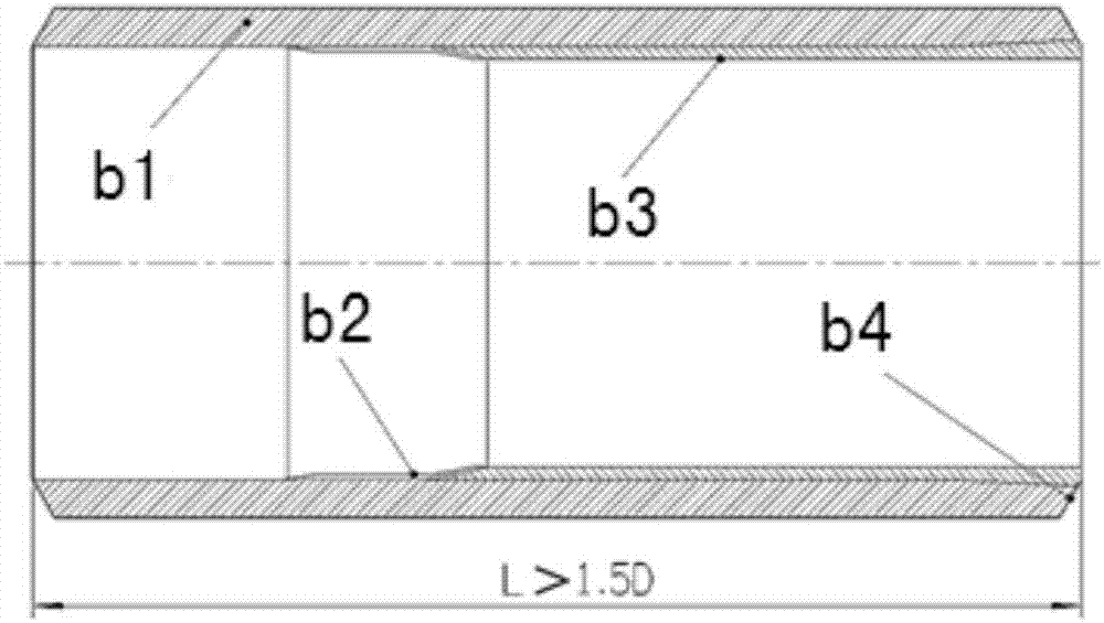 Manufacturing method for steel inter-anticorrosion-mouth-repair-free elbow