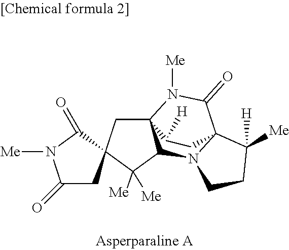 16-keto aspergillimides and harmful organism control agent comprising the same as active ingredient