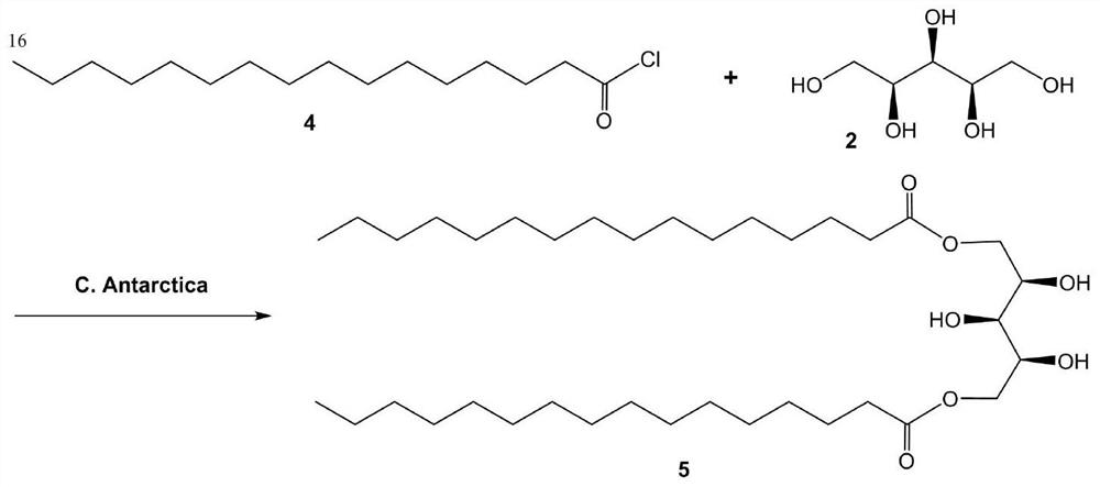 Synthesis and application of novel food emulsifier