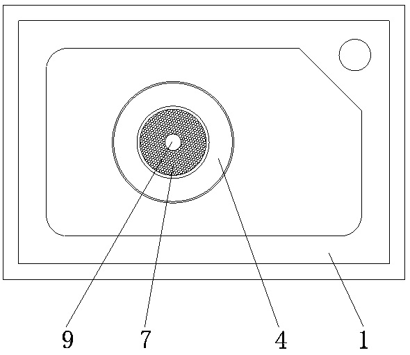 Filtering mechanism for drain outlet of water tank