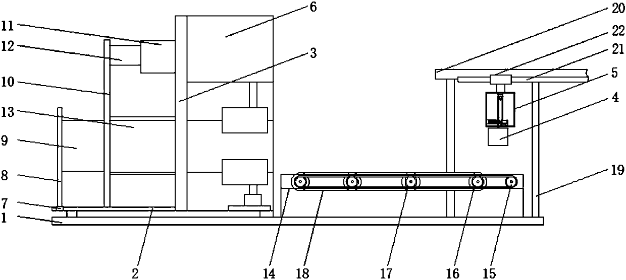 Conveying device for electric heating pipe of water heater