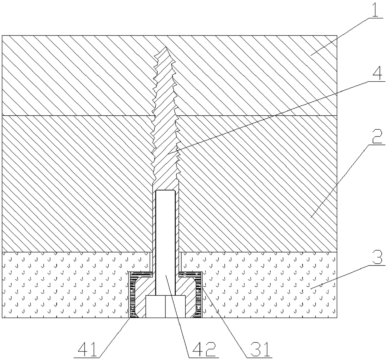 Irregular glass ceiling connection structure and ceiling lamp connection structure matched with irregular glass ceiling connection structure