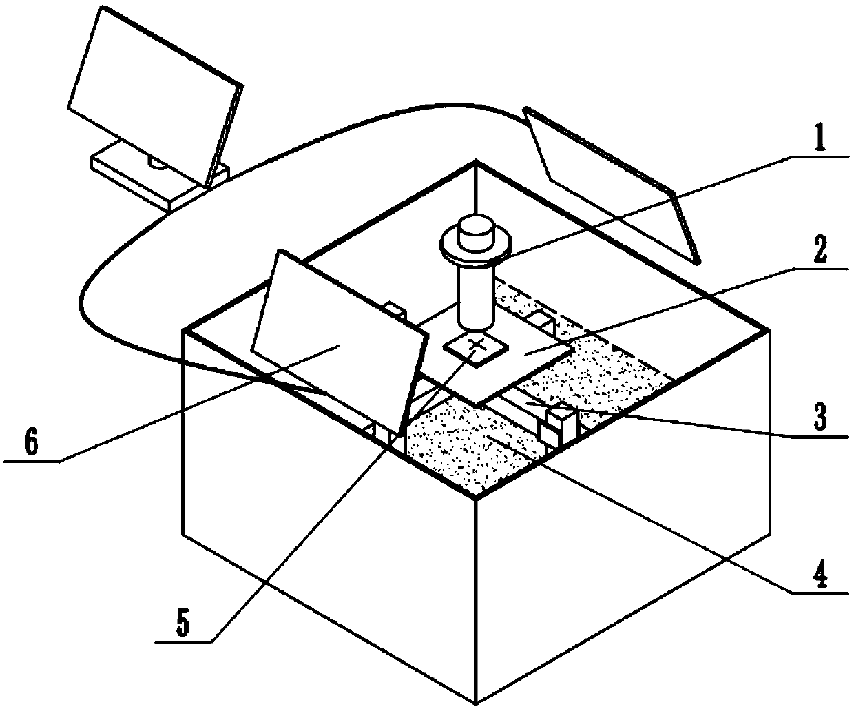 Fabrication method of microfluidic chip based on nanofiber template method